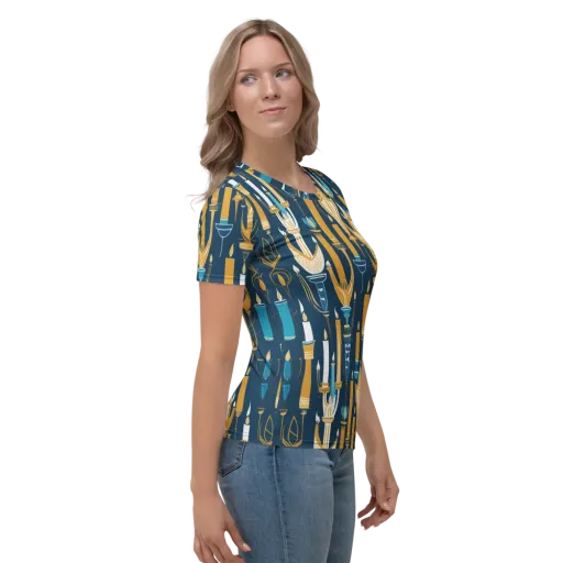 Candlelight Court on a Women's Crew Neck T-Shirt