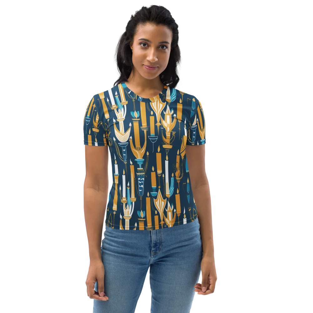 Candlelight Court on Women's Crew Neck T-Shirt — Front