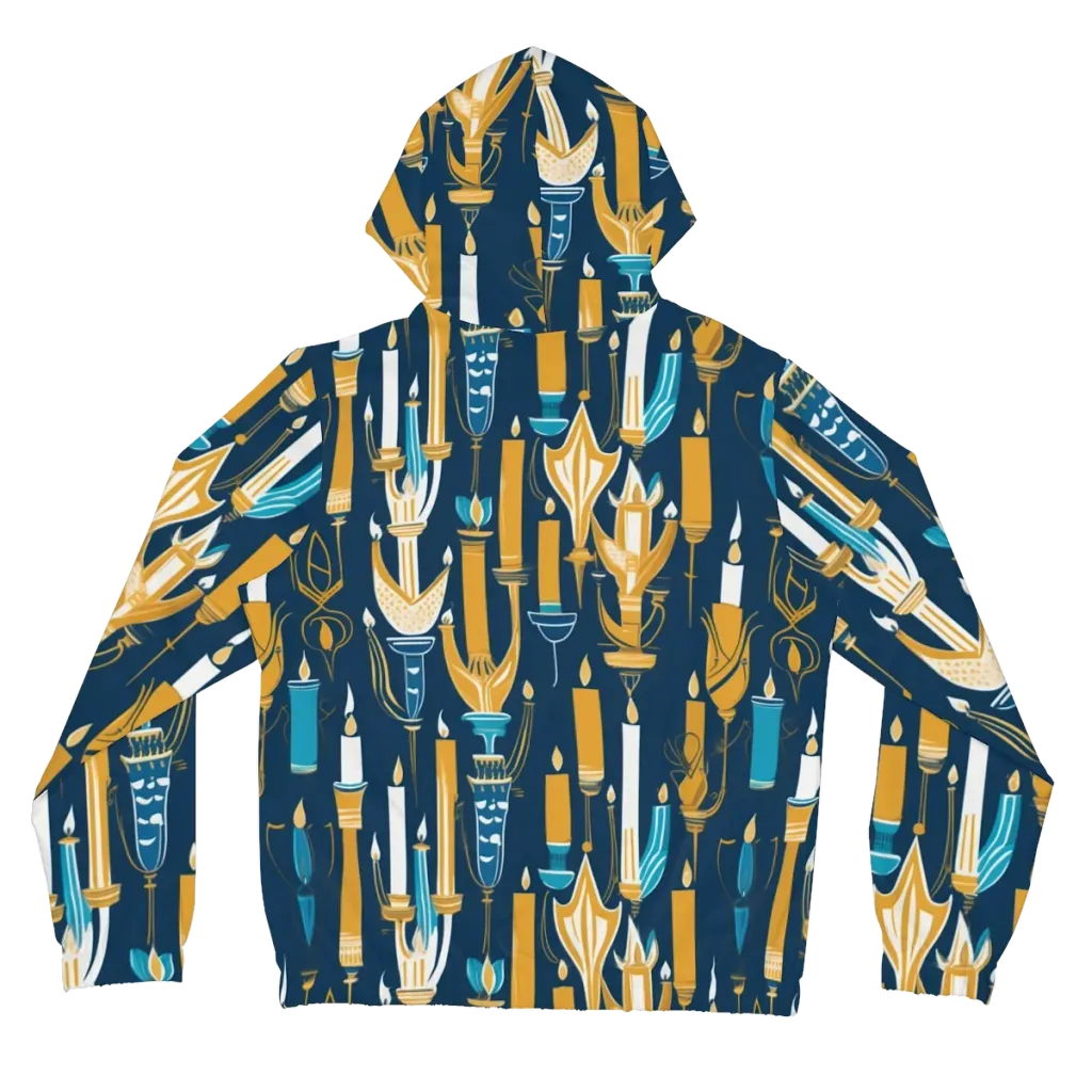 Candlelight Court on Women's Full-Zip Hoodie — Back
