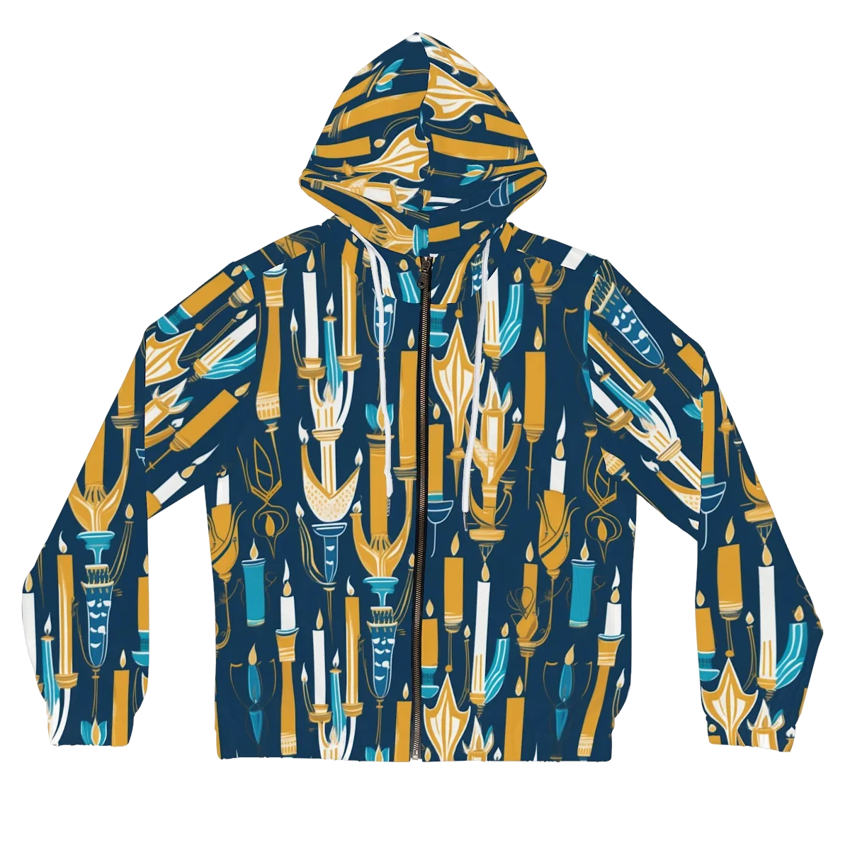 Candlelight Court on Women's Full-Zip Hoodie — Front