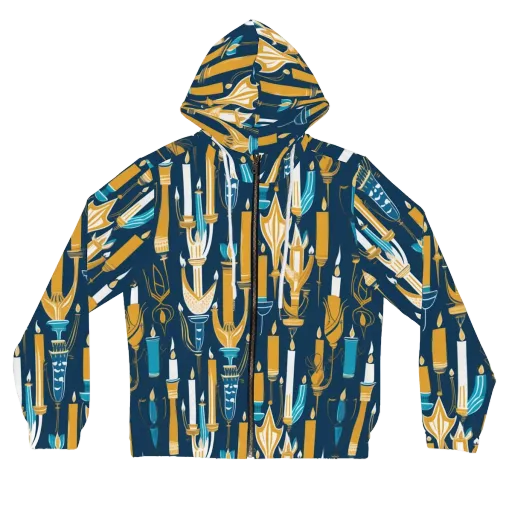 Candlelight Court on a Women's Full-Zip Hoodie
