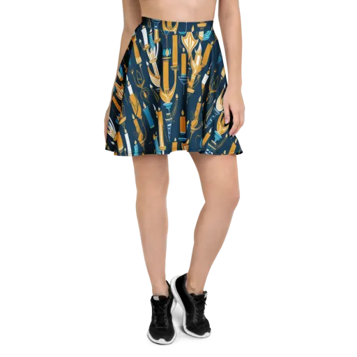 Candlelight Court on a Skater Skirt