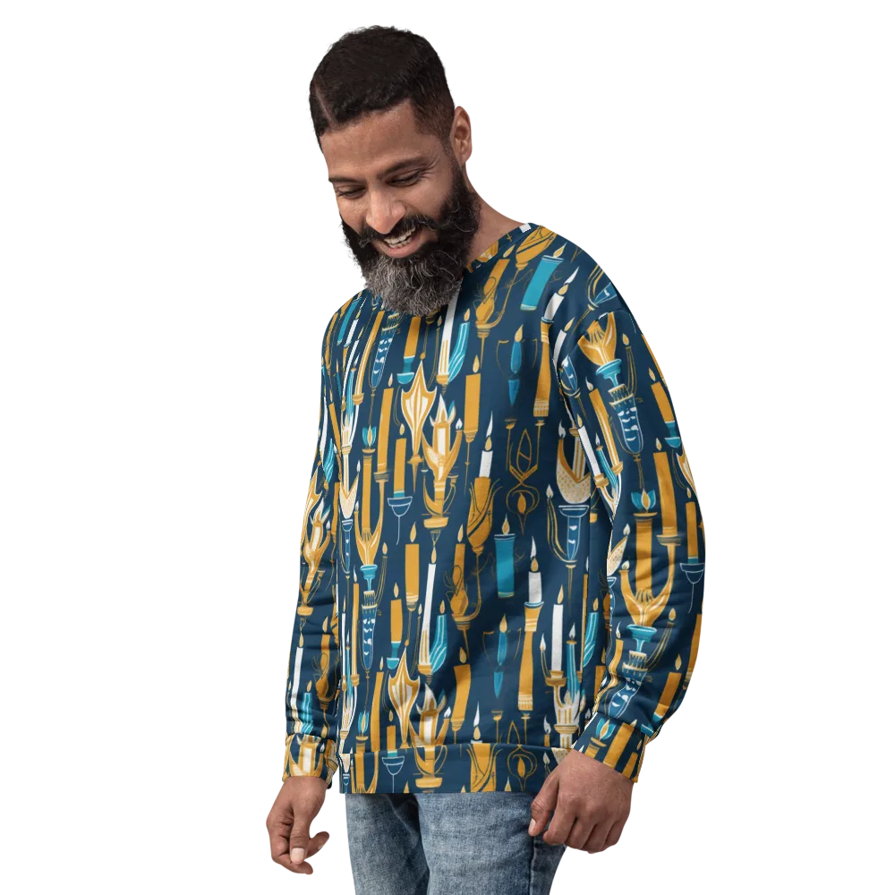 Candlelight Court on Sweatshirt — Left Front