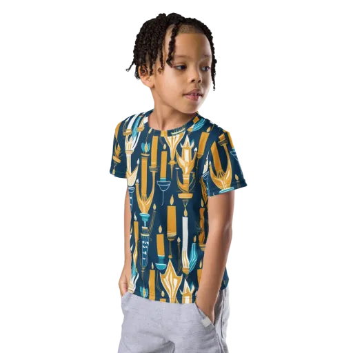 Candlelight Court on a Kids Crew Neck T-Shirt