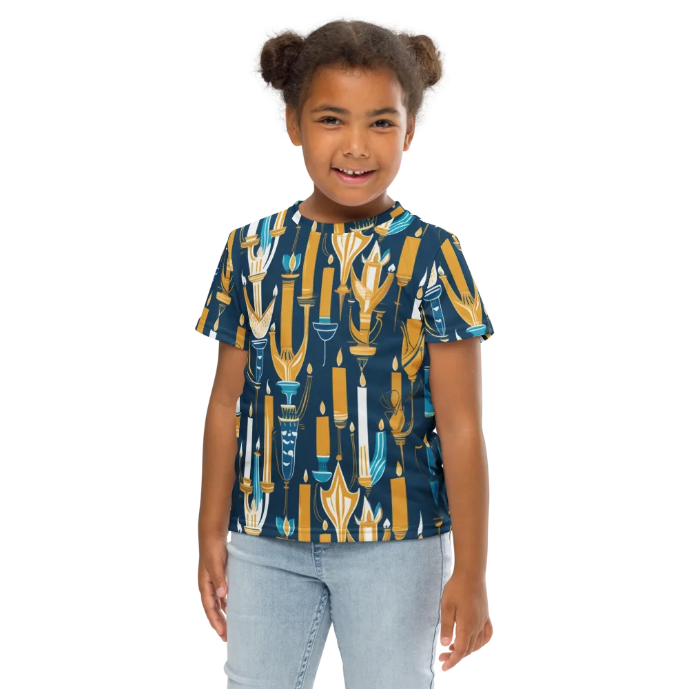 Candlelight Court on Kids Crew Neck T-Shirt — Front