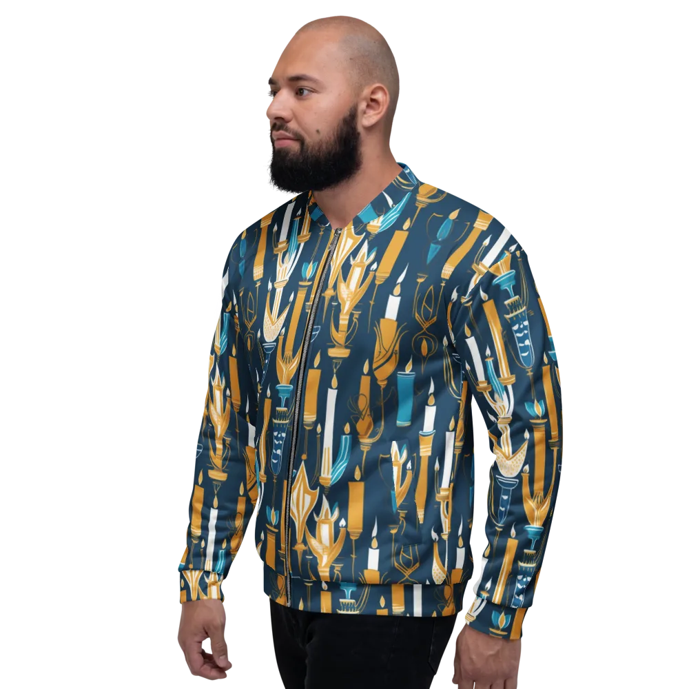 Candlelight Court on Bomber Jacket — Left