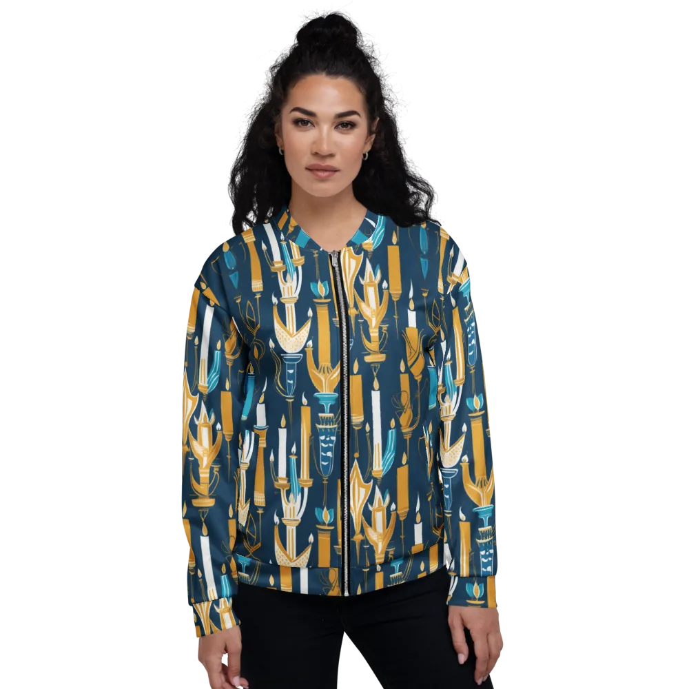 Candlelight Court on Bomber Jacket — Front