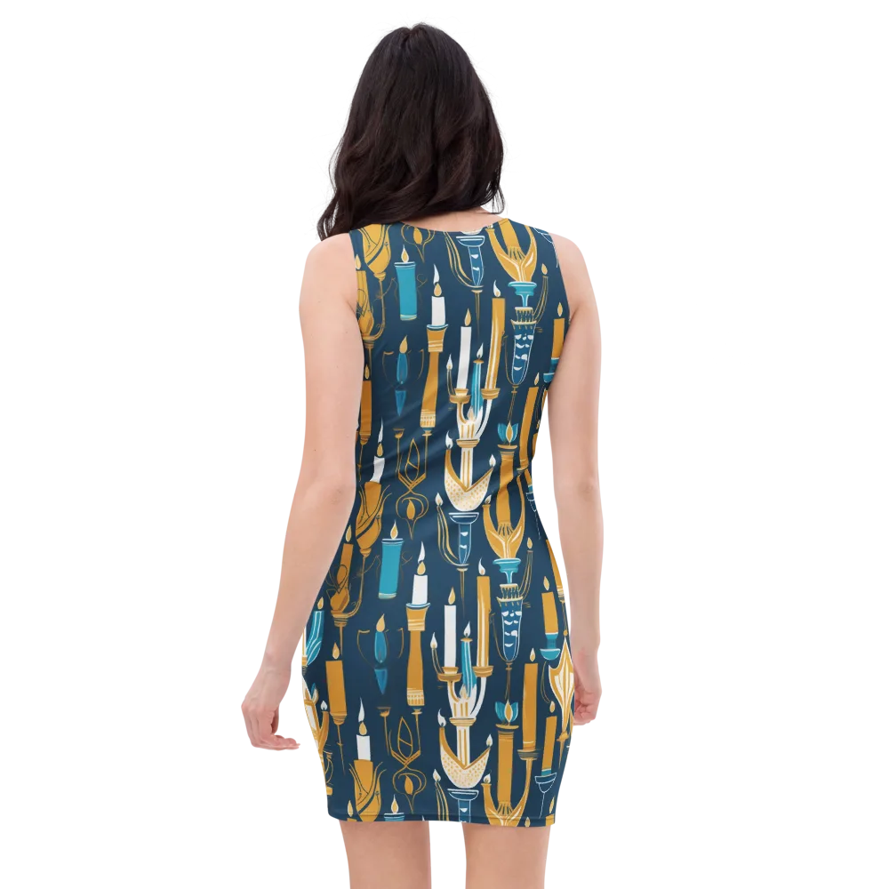 Candlelight Court on Bodycon Dress — Back