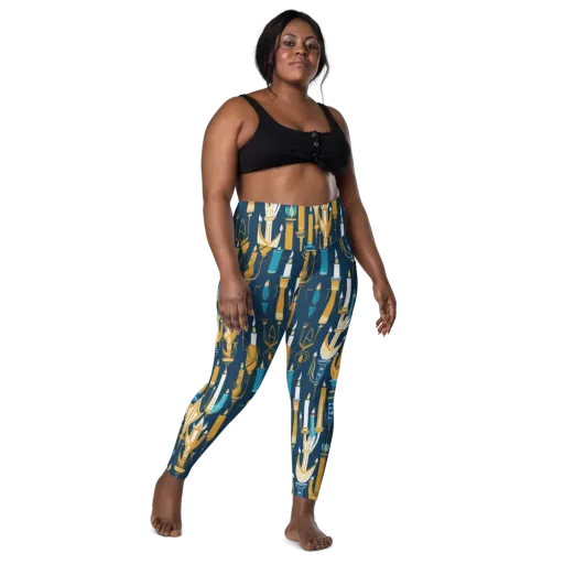 Candlelight Court on a Leggings with Pockets