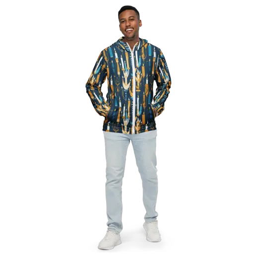 Candlelight Court on a Men's Windbreaker