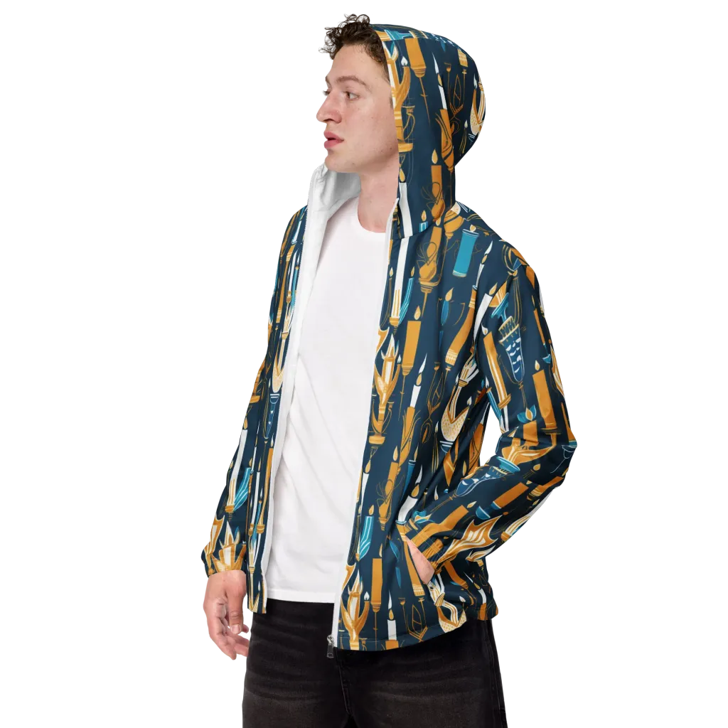 Candlelight Court on Men's Windbreaker — Left Front
