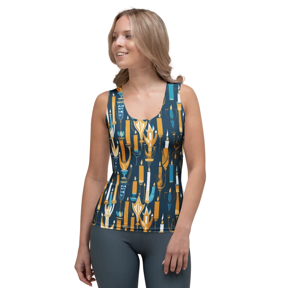 Candlelight Court on Women's Tank Top — Front