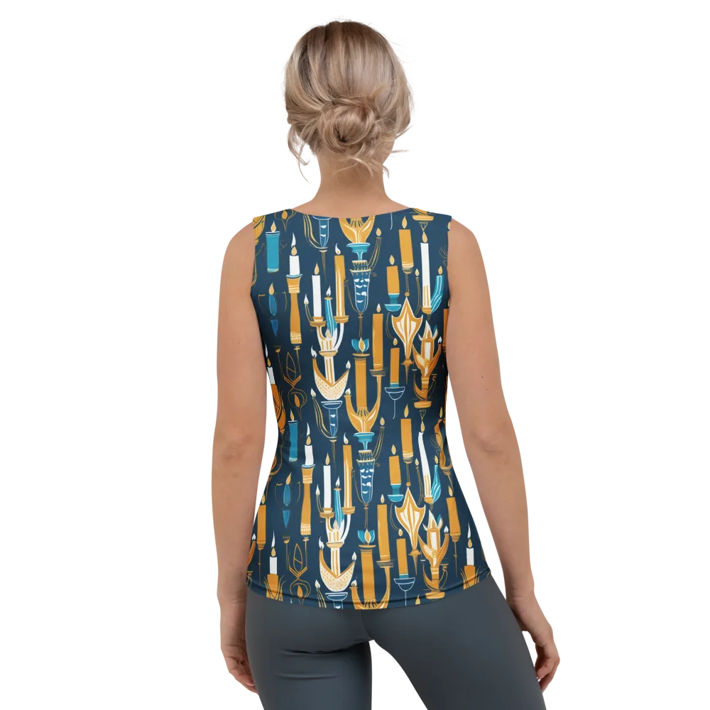 Candlelight Court on Women's Tank Top — Back