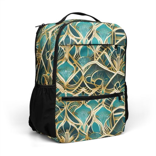 Gilded Botanicals on a Utility Backpack