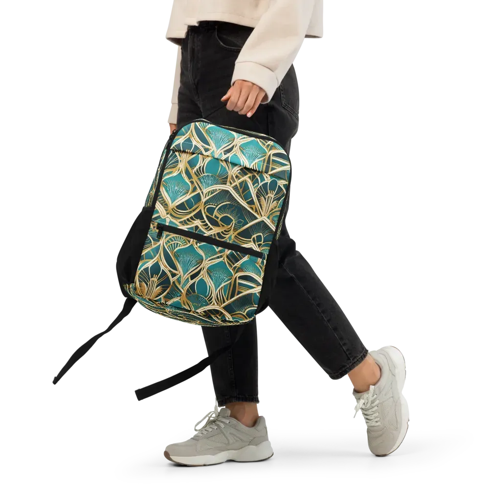 Gilded Botanicals on Utility Backpack — Front