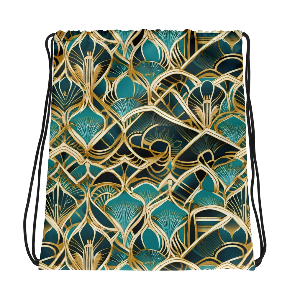Gilded Botanicals on Drawstring Bag — Photo