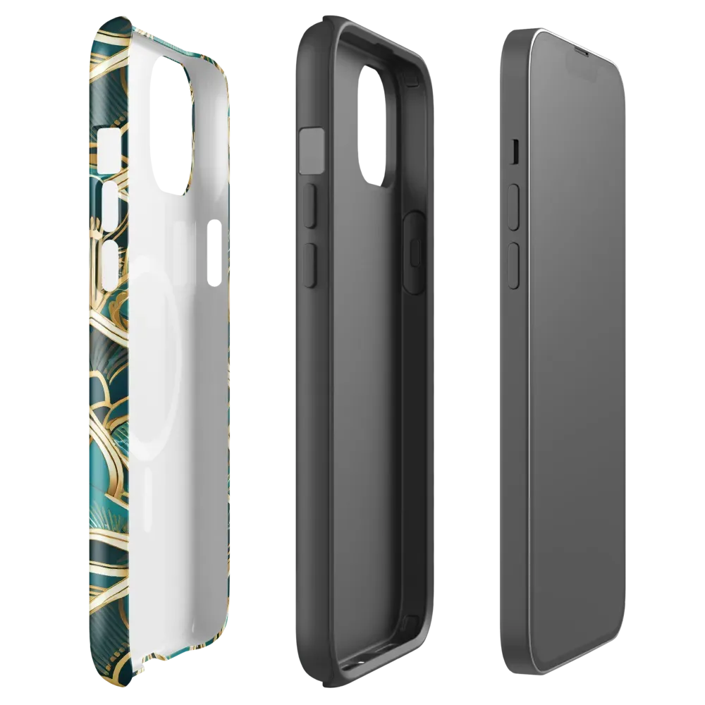 Gilded Botanicals on MagSafe Tough Case for iPhone® — Front