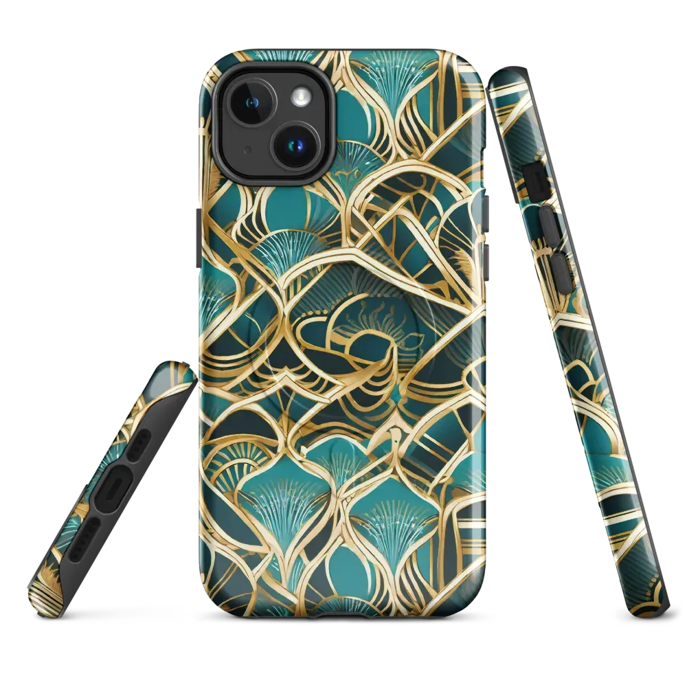Gilded Botanicals on MagSafe Tough Case for iPhone® — Front