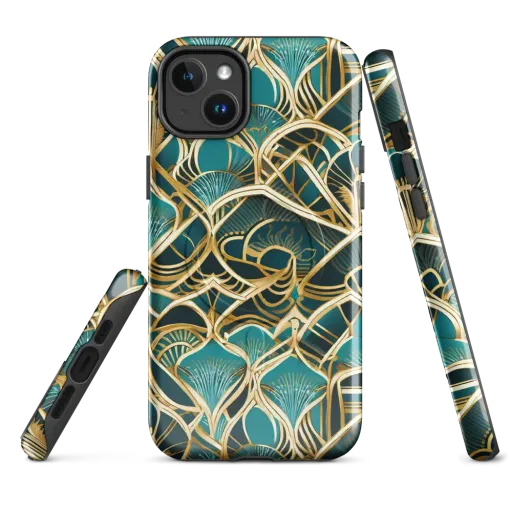 Gilded Botanicals on a MagSafe Tough Case for iPhone®