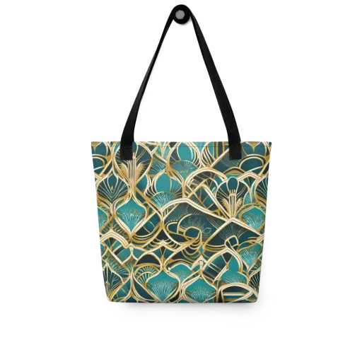 Gilded Botanicals on a Tote Bag
