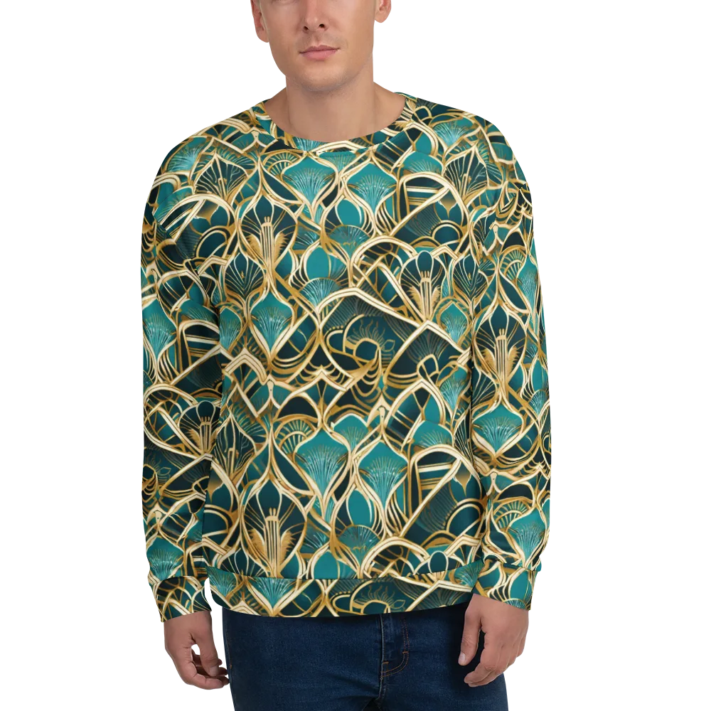 Gilded Botanicals on Sweatshirt — Front