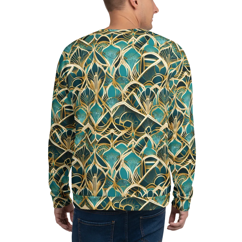 Gilded Botanicals on Sweatshirt — Back