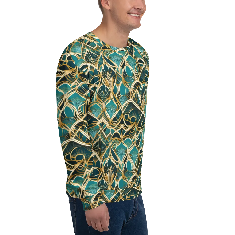 Gilded Botanicals on Sweatshirt — Right Front
