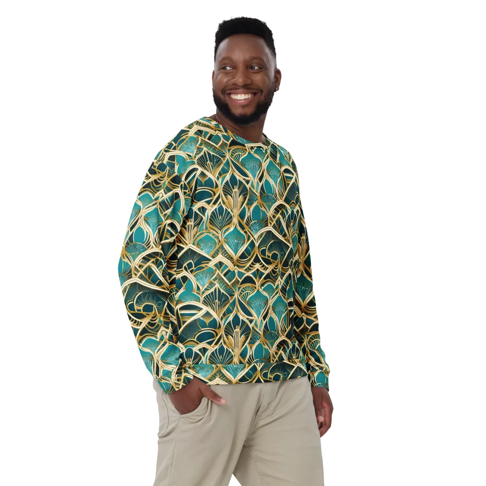 Gilded Botanicals on Sweatshirt — Front