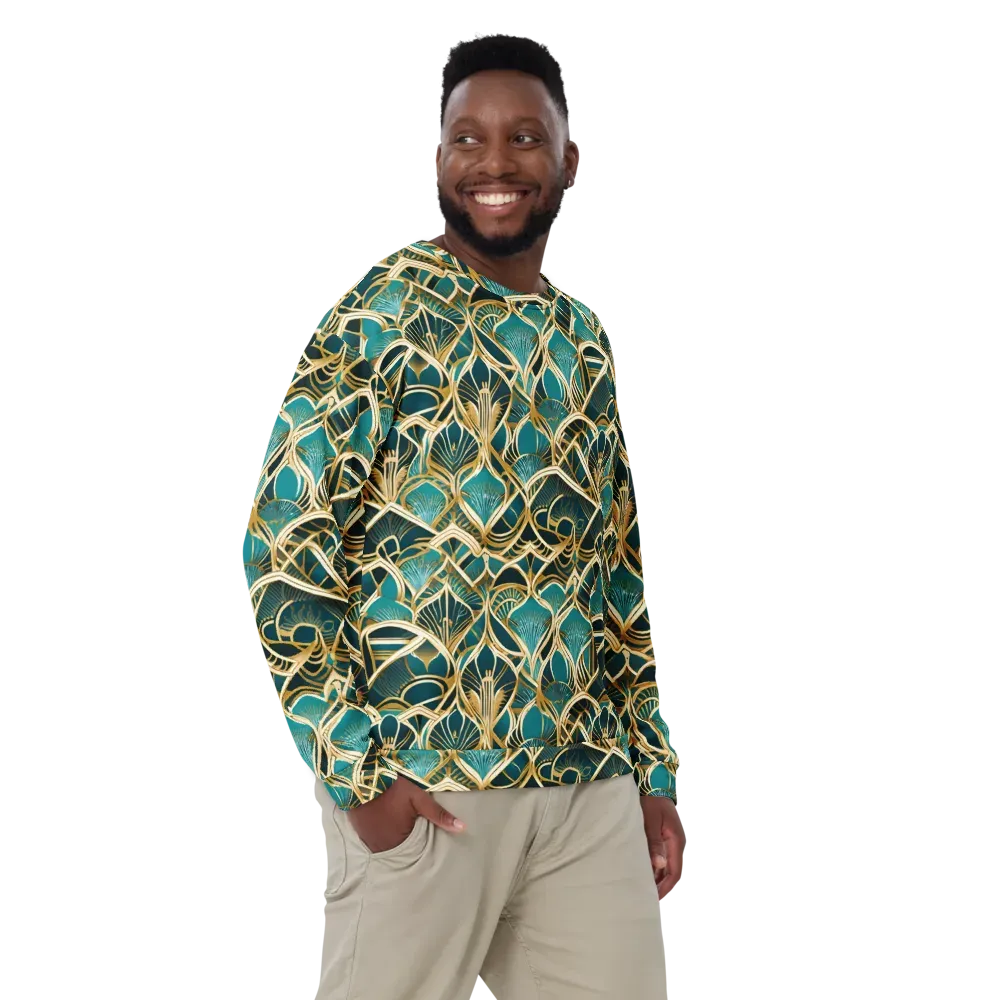 Gilded Botanicals on Sweatshirt — Front