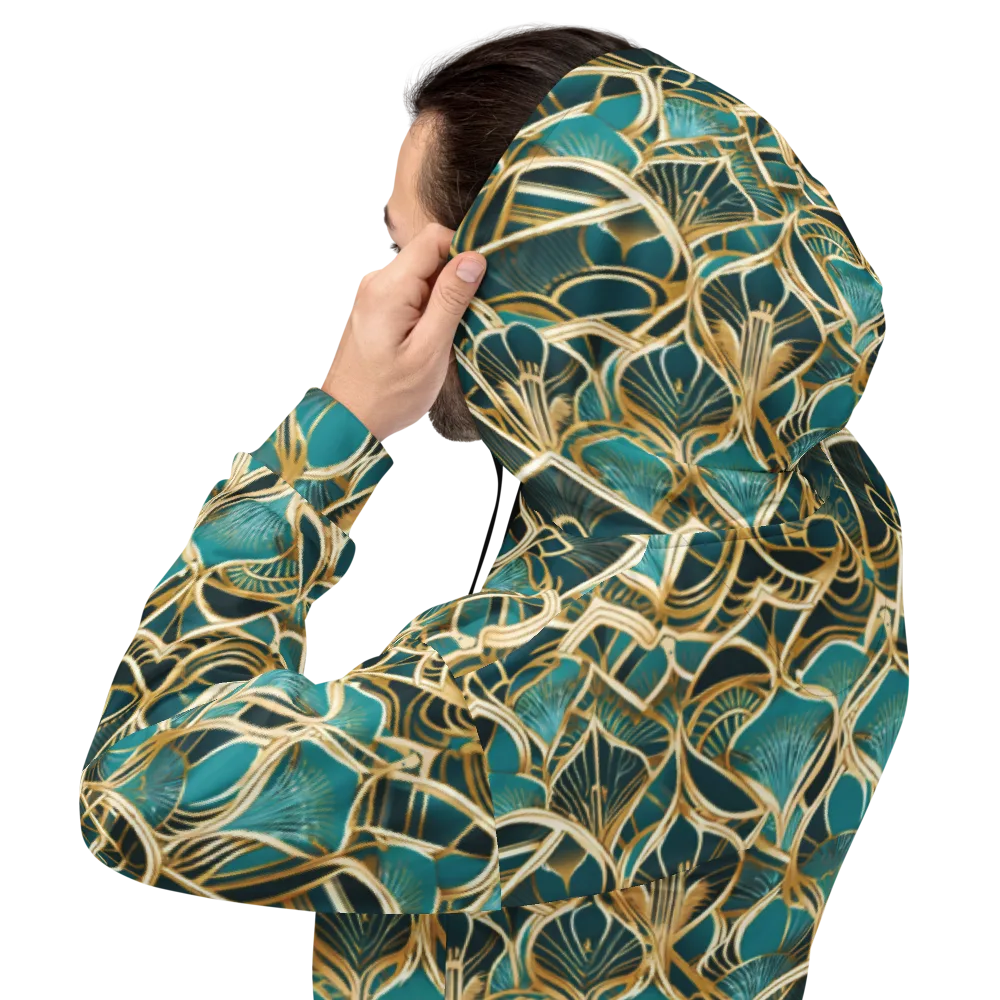 Gilded Botanicals on Hoodie — Back