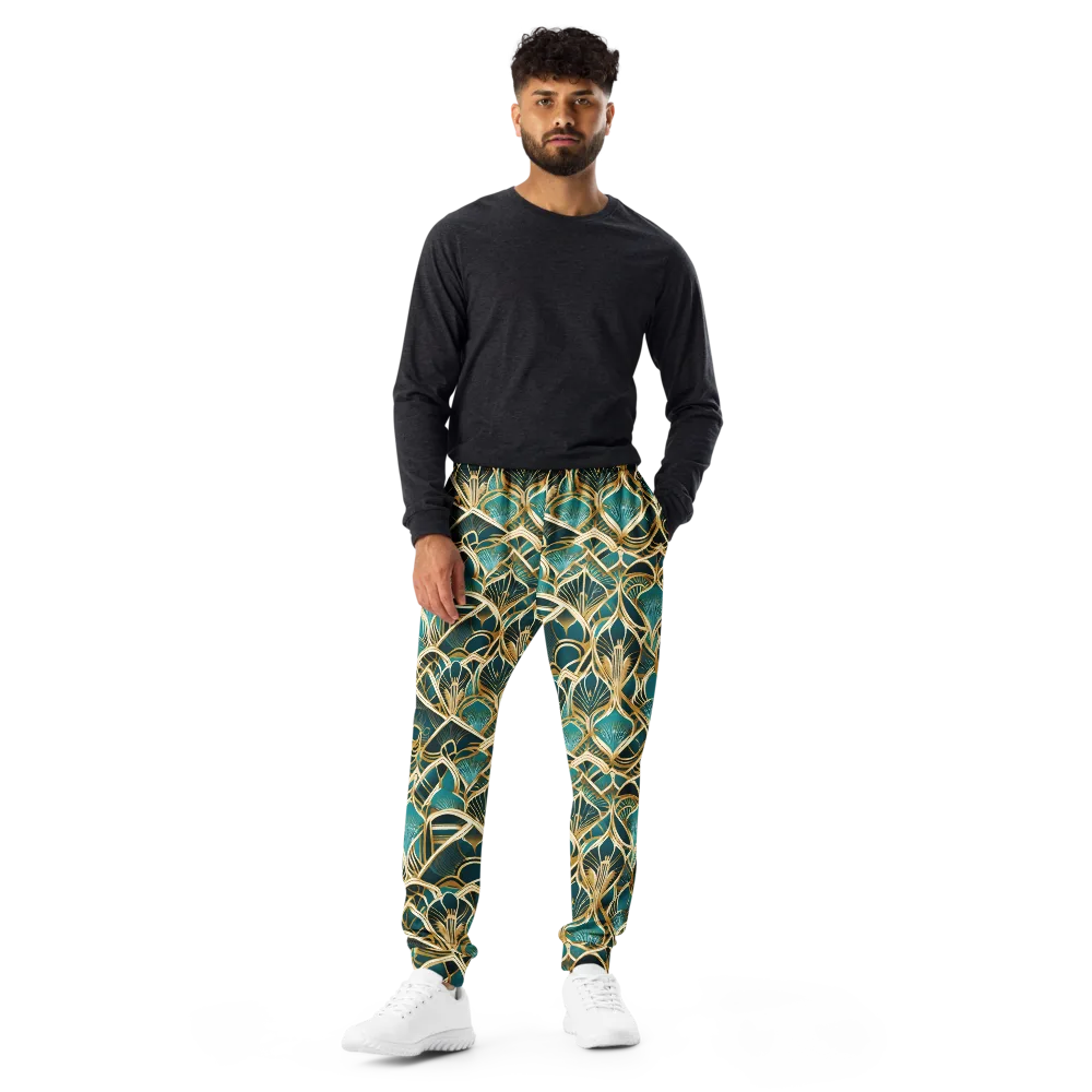 Gilded Botanicals on Men's Joggers — Front