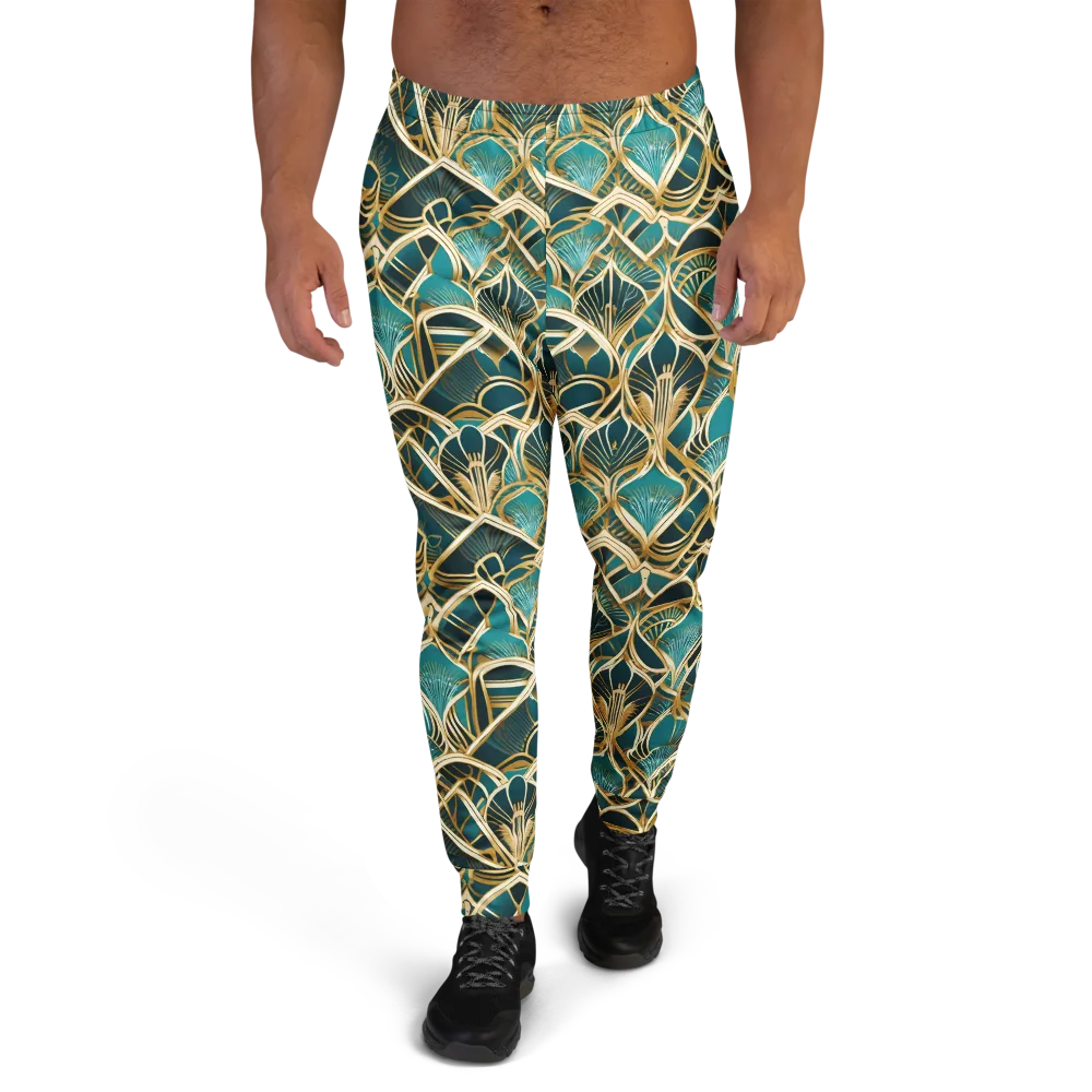 Gilded Botanicals on Men's Joggers — Front