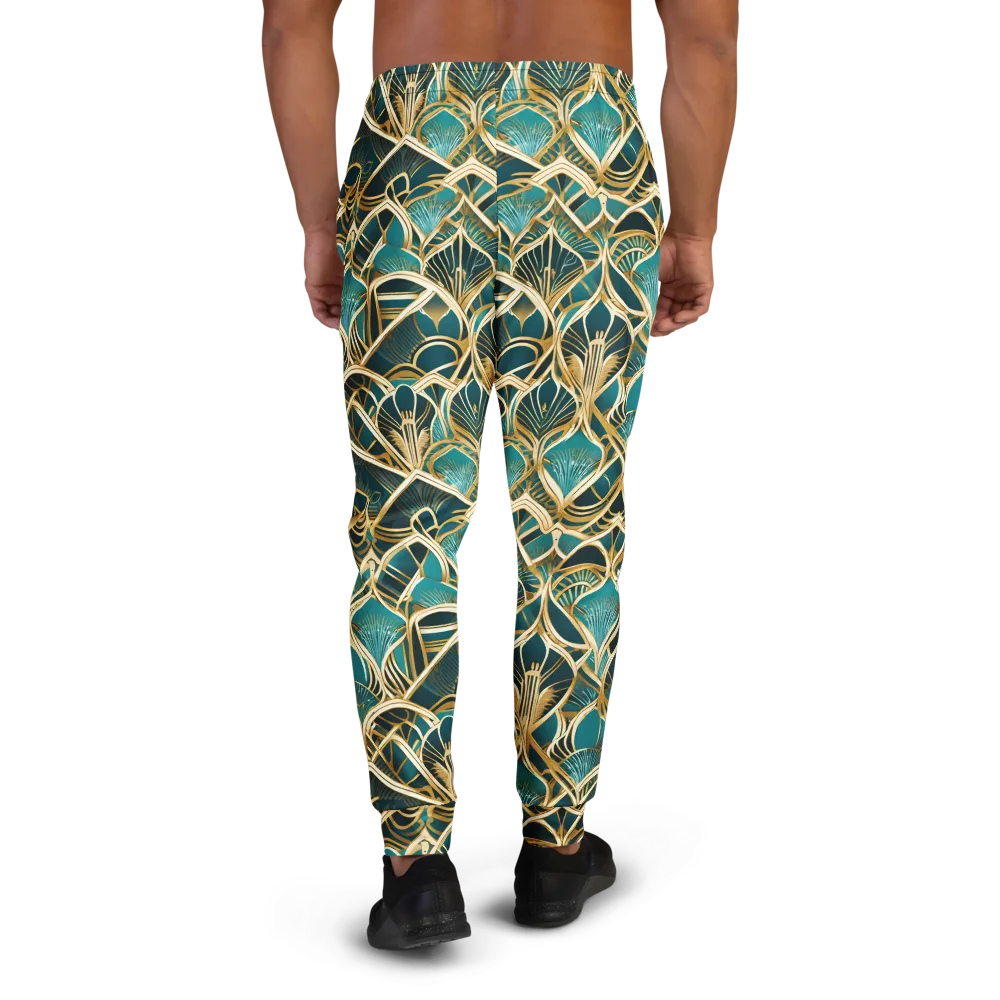Gilded Botanicals on Men's Joggers — Back