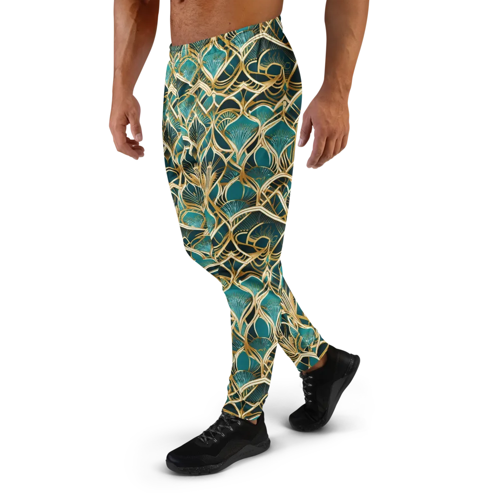 Gilded Botanicals on Men's Joggers — Left