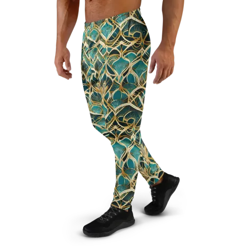 Gilded Botanicals on a Men's Joggers