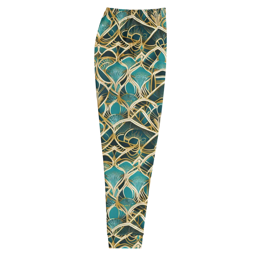 Gilded Botanicals on Men's Joggers — Right