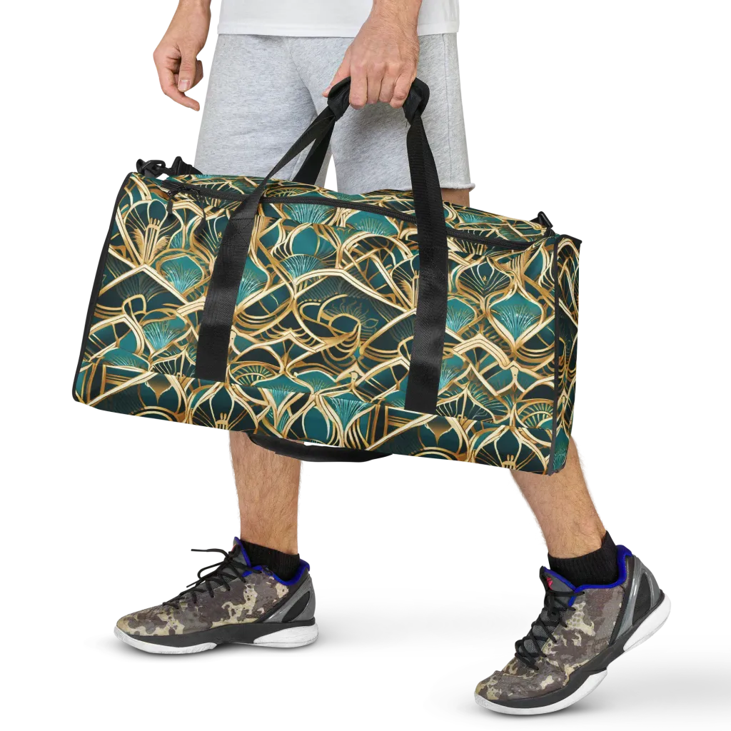 Gilded Botanicals on Duffle Bag — Front