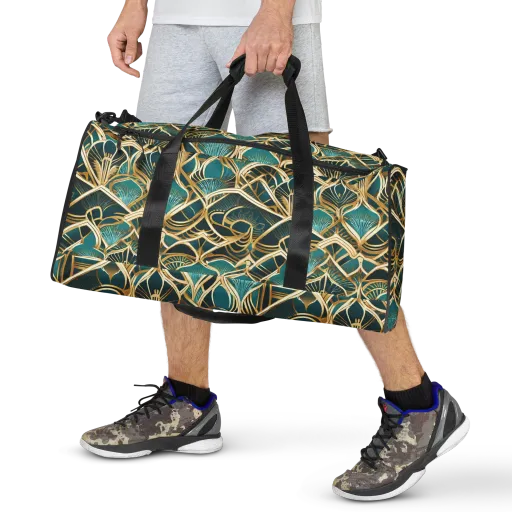 Gilded Botanicals on a Duffle Bag