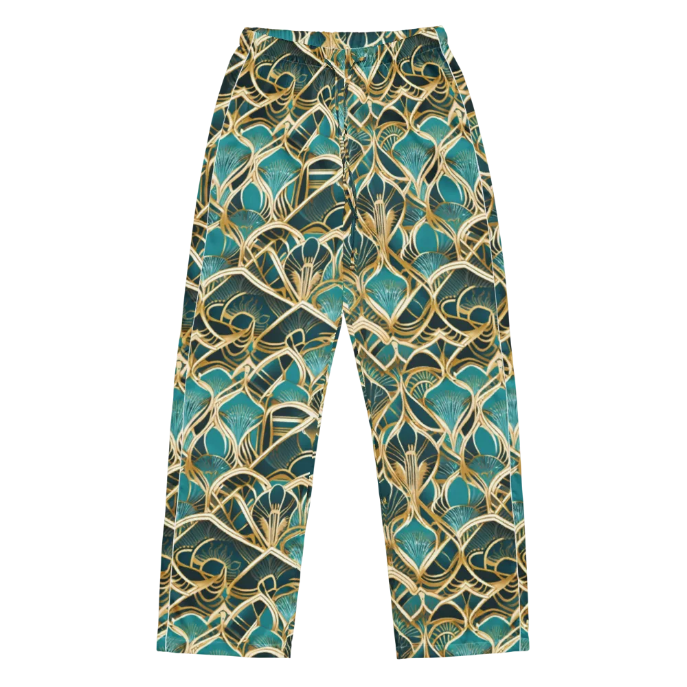 Gilded Botanicals on Women's Pajama Pants — Front