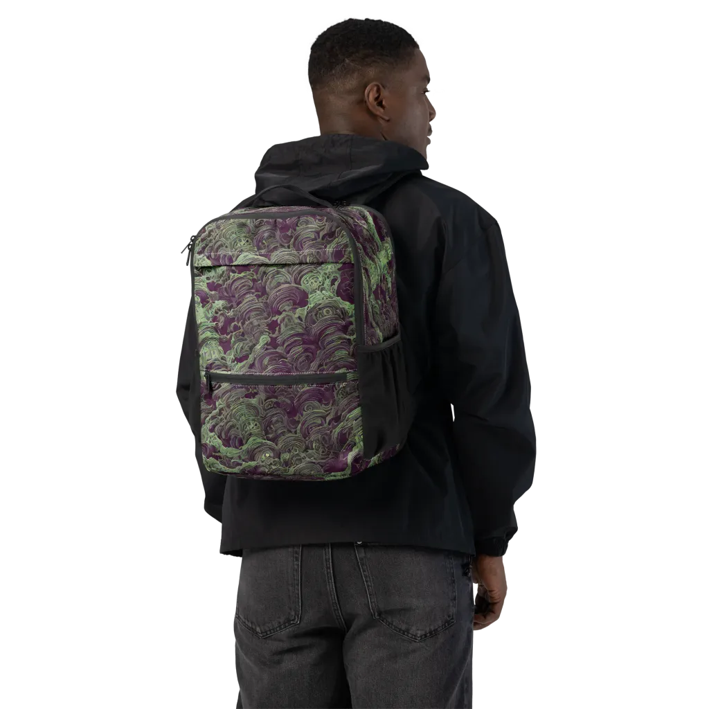 Knab Whorls on Utility Backpack — Back