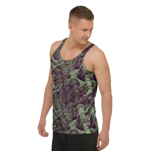 Knab Whorls on a Men's Tank Top