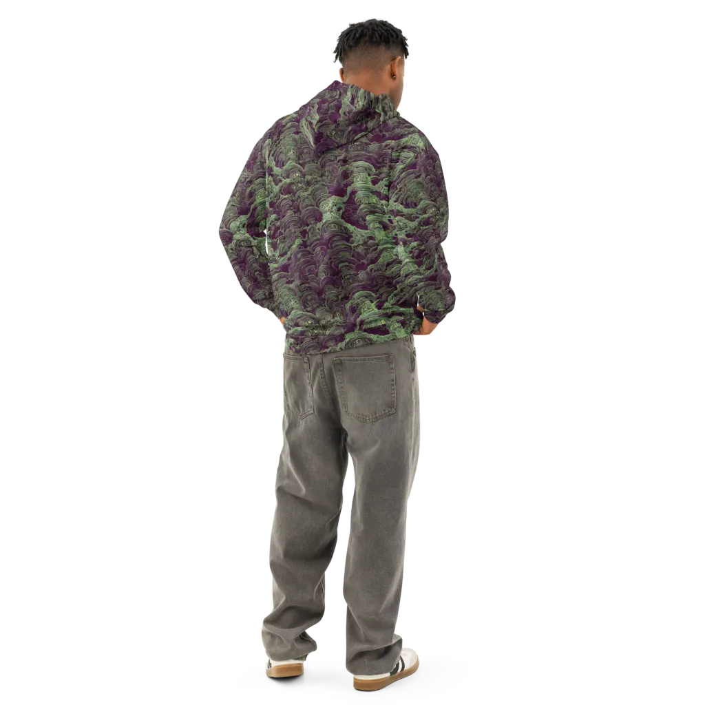 Knab Whorls on Cotton Hoodie — Back
