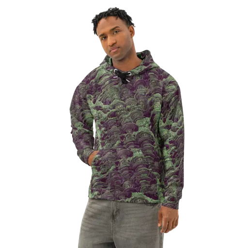 Knab Whorls on a Cotton Hoodie