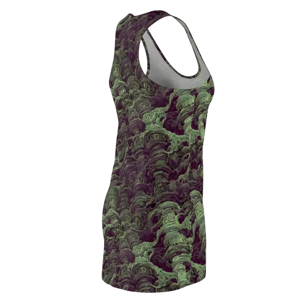 Knab Whorls on Racerback Dress — Back Side