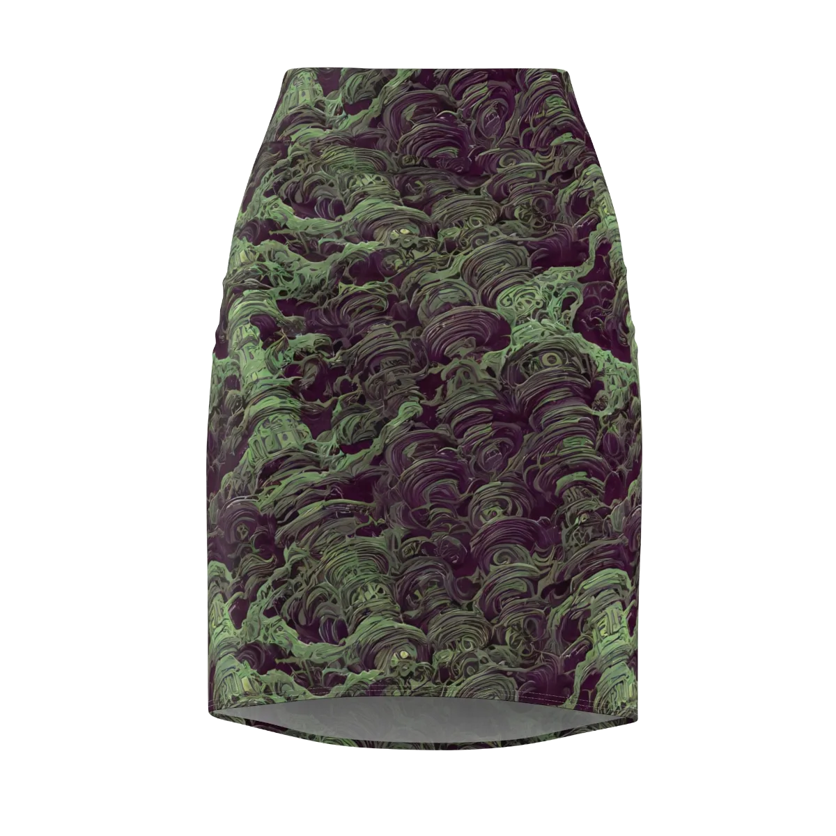Knab Whorls on Pencil Skirt — Front