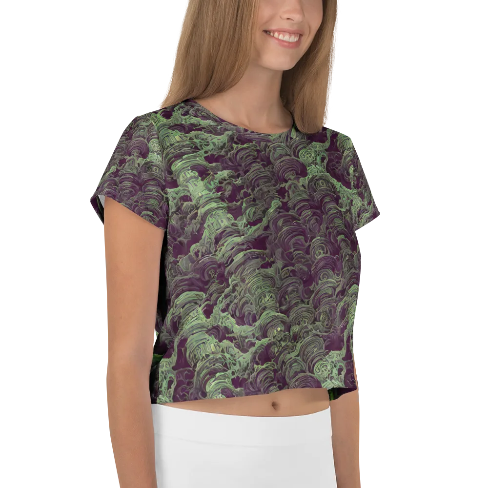 Knab Whorls on Crop Tee — Right