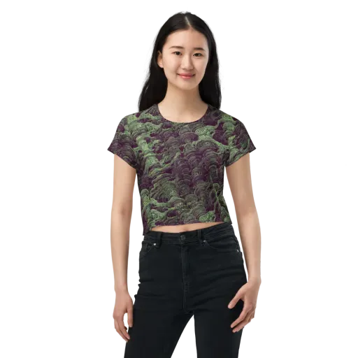 Knab Whorls on a Crop Tee