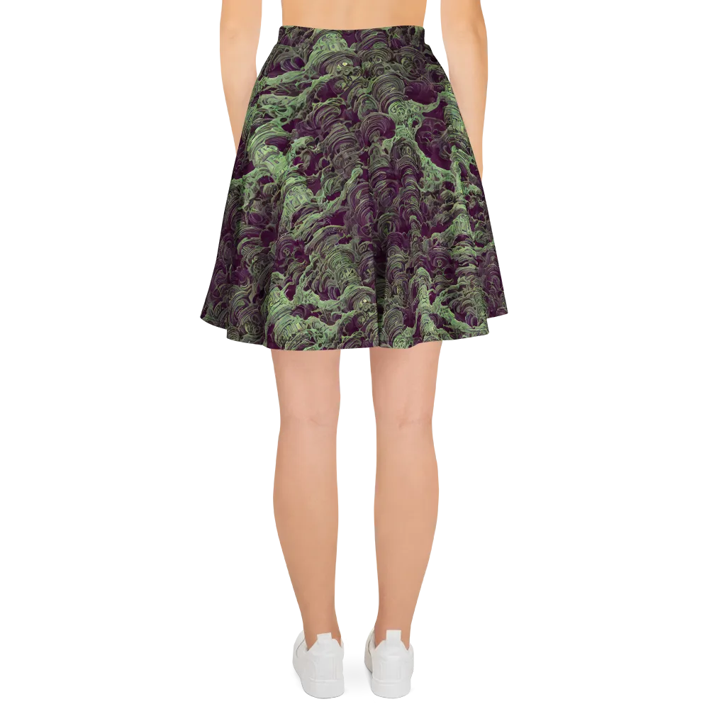 Knab Whorls on Skater Skirt — Back