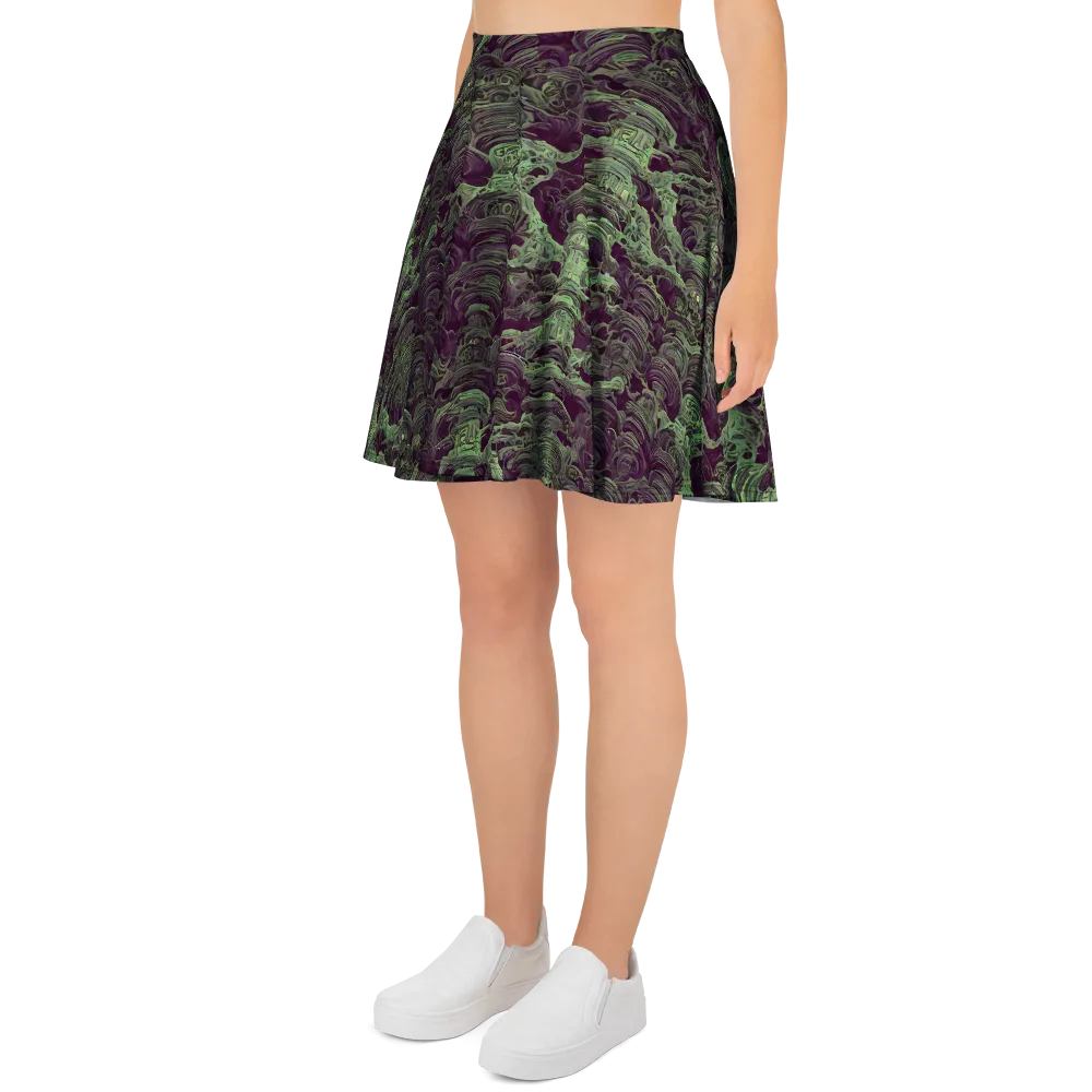 Knab Whorls on Skater Skirt — Left