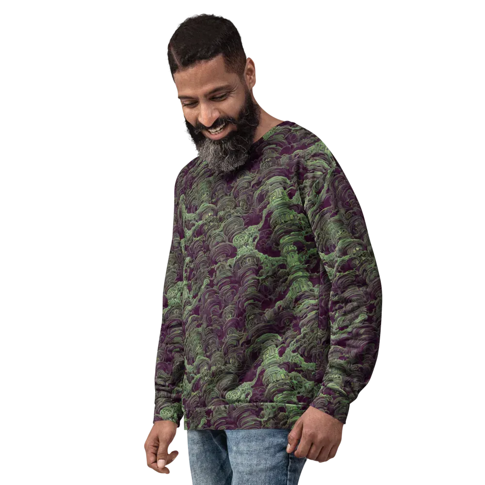 Knab Whorls on Sweatshirt — Left Front